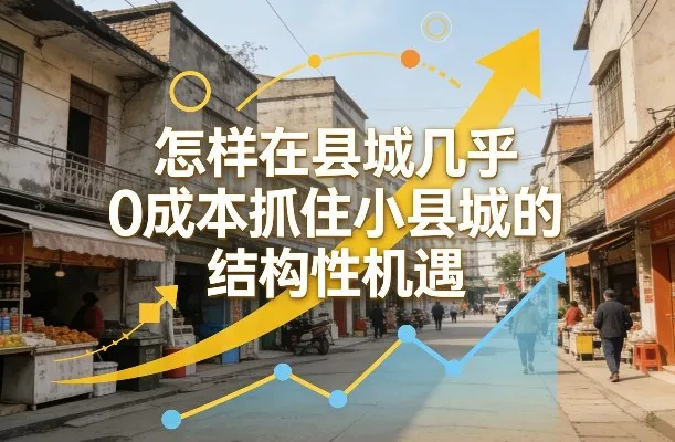 付费文章：怎样在县城几乎0成本抓住小县城的结构性机遇 - 项目资源网
