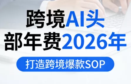 跨境AI头部年费2026年，打造跨境爆款SOP(更新5月) - 项目资源网