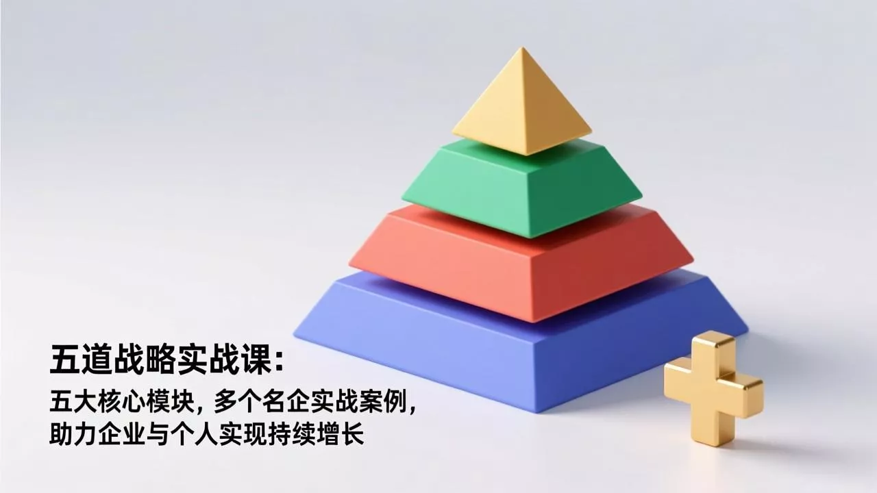 五道战略实战课：五大核心模块，多个名企实战案例，助力企业与个人实现持续增长 - 项目资源网