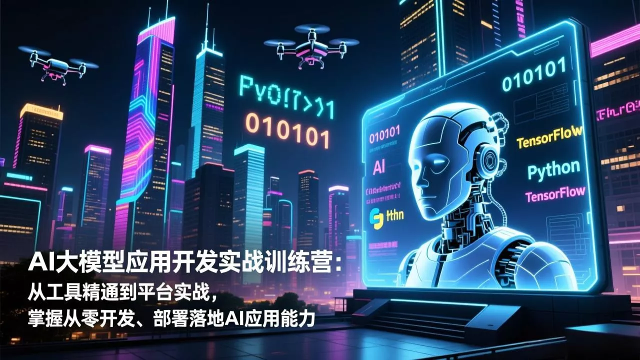 AI大模型应用开发实战训练营：从工具精通到平台实战，掌握从零开发、部署落地AI应用能力 - 项目资源网