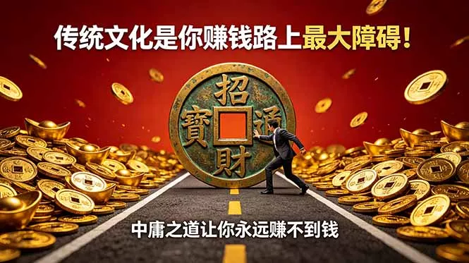 付费文章：传统文化是你赚钱路上最大障碍！中庸之道让你永远赚不到钱 - 项目资源网