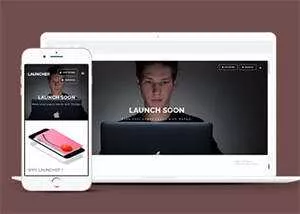 宽屏响应式应用APP网站模板下载 - 项目资源网