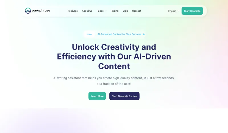Bootstrap响应式AI写作助手官网源码-云浩资源站