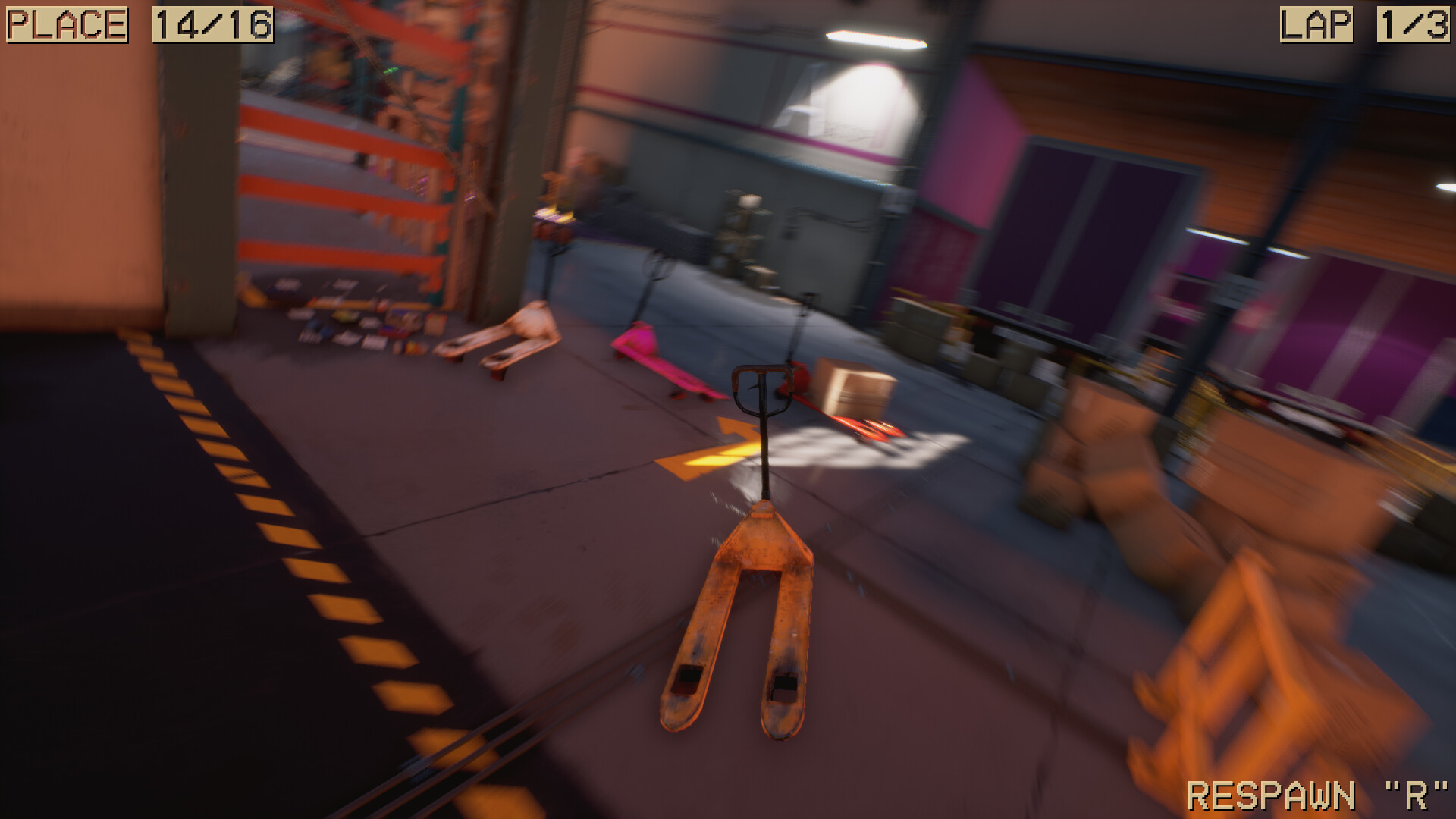 托盘搬运竞速/Pallet Jack Racing