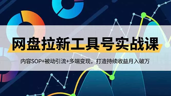 网盘拉新工具号实战课，内容SOP+被动引流+多端变现，打造持续收益月入破万 - 项目资源网