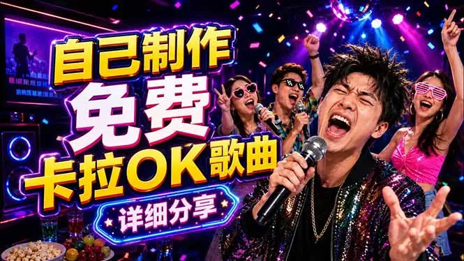 免费卡拉OK歌曲制作全攻略：音轨分离字幕制作，零基础快速做出专业K歌视频 - 项目资源网