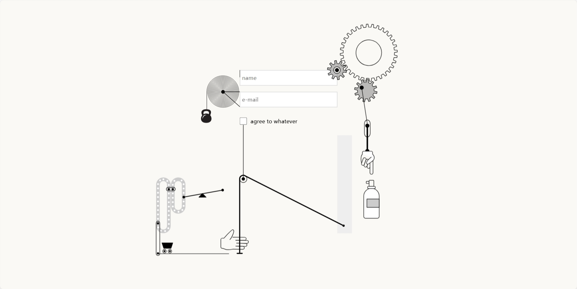 小题大做的动态互动登录页html源码-云浩资源站