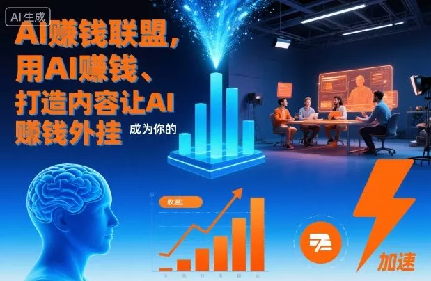 AI賺钱联盟，用AI賺钱、打造内容让AI成为你的賺钱外挂 - 项目资源网