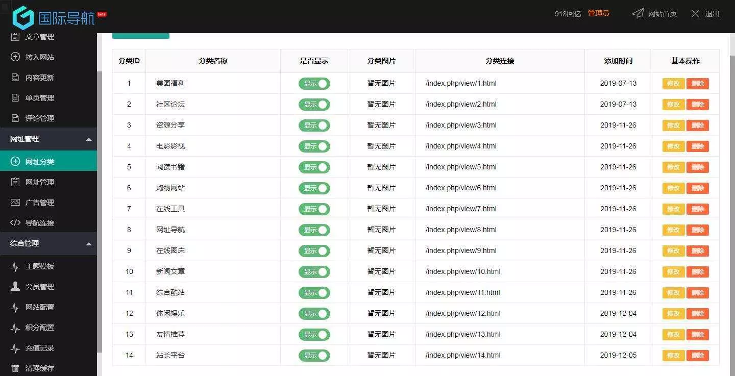 图片[2] - 918国际导航免费分享一款简洁模板+整站程序+数据打包 - 项目资源网
