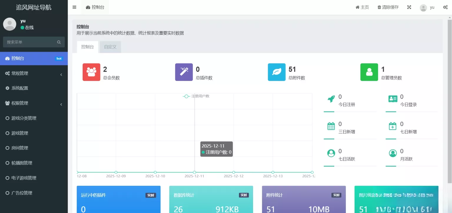 网址导航网网站源码，游戏在线试玩导航系统