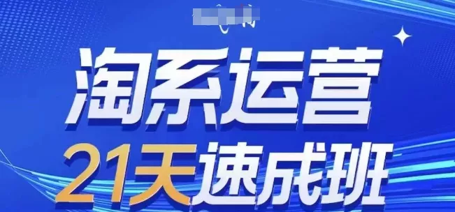 淘系运营21天速成班(更新25年10月),0基础轻松搞定淘系运营,不做假把式 - 项目资源网